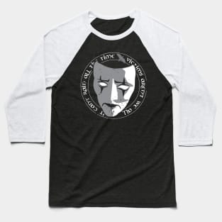 Gothic Drama Mask Baseball T-Shirt